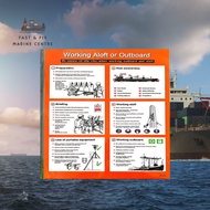 POSTER WORKING ALOFT OR OUTBOARD (480MMX330MM)