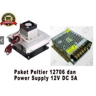 Peltier Package Set And Power Supply 12 VDC 6A