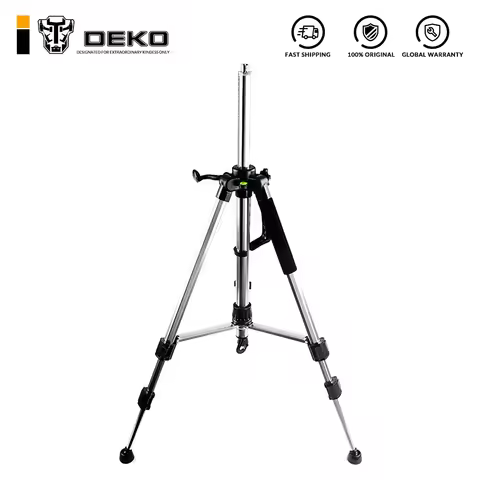 DEKO 120cm Laser Level Tripod Nivel Laser Tripod Professional Carbon Tripod for Laser Level Aluminum