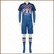 YB3 Anime Blue Lock Jersey Rin Itoshi NO.9 Cosplay Tshirt Shorts Sportswear Costume Football Soccer 
