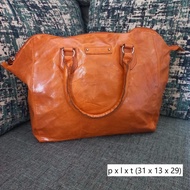 [CAPACCI] Tas Hand Bag Amber Brown