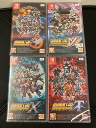 Nintendo Switch Game Super Robot War 任天堂 超級機器人大戰 4部曲 機戰T、機戰V、機戰X、機戰30 NS