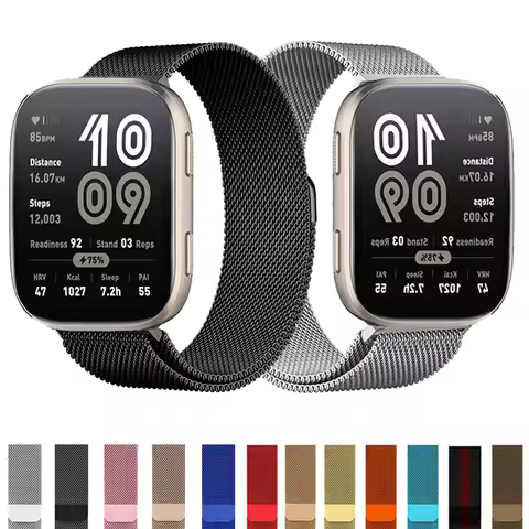 20mm 22mm watch Strap for Amazfit bip 6 5 Balance GTS 4 mini 2 2e 3 GTR 4 2 3 Pro milanese loop corr