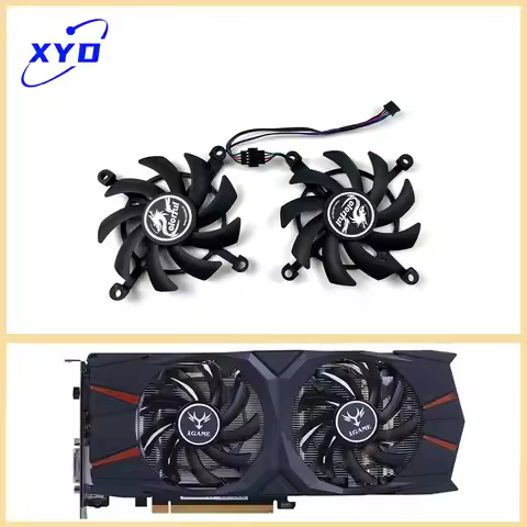 NOWY iGame GTX 1060 GTX 1070 Wentylator GPU Do kolorowego wentylatora chłodzącego kartę graficzną iG