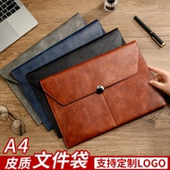 Beg A4 Kulit Fail Organizer DZ4F - Beg Fail Kulit Tahan Air, Beg Fail A4 Mudah Alih, Beg Fail Kulit 