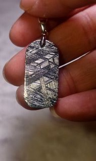 瑞典天鐵隕石 吊牌吊墜頸鏈無事牌軍牌