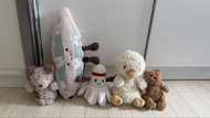 Jellycat 雞仔 滑浪板 熊熊 羽毛球 狗仔