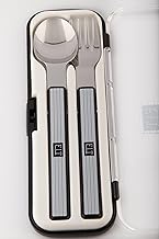 Komori Resin Cutlery, Second Spoon and Fork Set, Fit, 7.1 inches (18 cm), Dishwasher Safe, Made in J