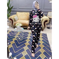 set baju tidur dewasa hello kitty/long sleeve pyjamas