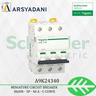 A9K24340 - schneider miniature circuit breaker iK60N 3P 40 C curvea