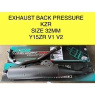 Y15ZR EXHAUST BACK PRESSURE 32MM KZR STANDARD CUTTING RACING FOR Y15ZR Y15 FOR SPEC 57MM 62MM