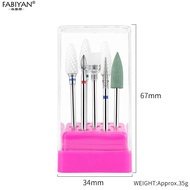 7Pc Nail Drill Bits Set For Electric Manicure Drills Machine Milling Cutter Nail Files Buffers Nail 