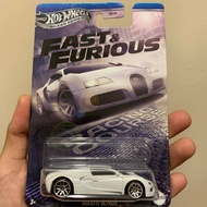 HOTWHEELS FNF BUGATTI VEYRON WHITE (REFER GAMBAR)
