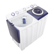 HISENSE เครื่องซักผ้า 2 ถัง ขนาด 14 kg รุ่น WSRB1401W สีขาว รับประกันมอเตอร์ 12 ปี