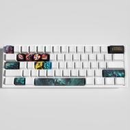 [Anpia] Draven Keycaps liên minh huyền thoại Draven Keycaps trò chơi Keycaps dạng OEM profile 12 phí