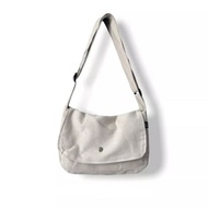 TAS SLING BAG CANVAS SHOULDER BAG SIZE MEDIUM | Tas Kanvas Pria Wanita Unicex korean bag
