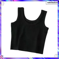 Msia Ready Stock🔥T2316 Plain Vest Suspender Crop Top Sports Sleeveless Top