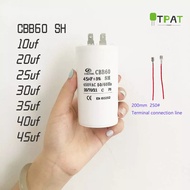 COD-CBB60 Motor running capacitor 10uf 20uf 25uf 30uf 35uf 40uf 45uf 450V.AC kapasitor