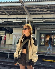 Vivi jacket เสื้อกันหนาวแจ็คเกตหนัง