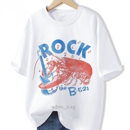 The B52s Band Rock Lobster Adult Short Sleeve T-Shirt Graphic Tee