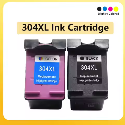 Compatible 304XL For HP304 304 XL Ink Cartridge For for DeskJet 2620 2630 3750 & ENVY 5010 5020 5030