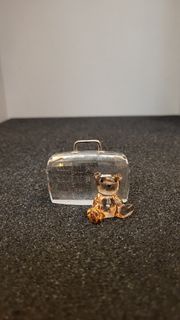 Swarovski Card Holder Teddy Bear with Suitcase 296338 施華洛世奇泰迪熊水晶