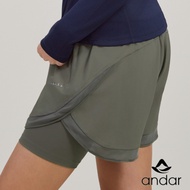 [ANDAR] AIRST Mesh Point Two-in-One Shorts Women Shorts korea style shorts Work out clothes Andar ko
