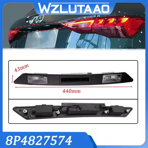 8P4827574 Trunk License Plate Light Door Handle For Audi A3 A4 A6 Q7 RS3 RS4 RS6 S3 S4 S6 car access