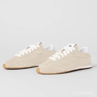 New Product ALO Sunset Style Ladies Sports Casual Shoes Suede Leather Simple Low-Top Thin-Soled Snea