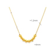 Top Cash Jewellery 916 Gold Bead Necklace