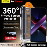 Dust Free Installation of Privacy Tempered Glass For Xiaomi POCO C75 C65 C61 C55 C40 C31 X7 X6 X5 X4
