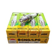 NGK BRK-GAS 7987 Spark Plug (Price for 1 set=4pcs) - For NGV(Natural Gas Vehicle) CNG(Compressed Nat