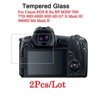 Glass Screen Protector For Canon EOS R Ra RP M200 70D 77D 90D 600D 80D 6D Digital Camera Anti-Scratc