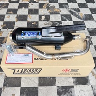 👑👑 ท่อแต่ง ท่อผ่าแกรนด์ฟีลาโน่ กึ่งหมกกึ่งเปิด DEXTER GRAND FILANO 2014-2024 คอเลสเกี่ยวสปริง 32/25 