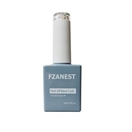 FZANEST Peel Off Gel Base Coat For Gel Nail Polish,15ml UV LED Light Peelabel Base Nail Polish Non T