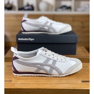 Onitsuka Tiger Mexico 66 【High-quality sheepskin】Canvas shoes Men's shoes Women's shoes Sneakers Run