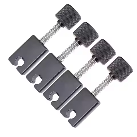 Durable Metal String Lock Insert Blocks Bass Bridge Saddles for 5-string Electric Bass Resonance