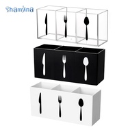 Shamjina Acrylic Cutlery Storage Organizer,Cutlery Utensil Holder,Flatware Organizer,Knife Spoon and