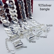 Original 925silver bangle/gelang tangan lelaki