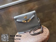 Hermes Gris Meyer/Gold Kelly Danse 愛馬仕 積雨雲灰 金扣 跳舞包