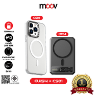 [ส่งฟรี] Eloop EW54 MagCharge Powerbank + Moov Magnetic Case เคสแม่เหล็ก 10000mAh PD 20W แบตสำรอง ชา
