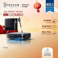 [CLEARANCE SALE] ECOVACS DEEBOT X2 COMBO/X1 OMNI ROBOT VACUUM | 5000PA |  HOT AIR DRY & AUTO EMPTY |