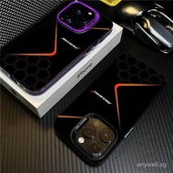 【 IMD Color Silver Phone Case】Unique McLaren 2025 Track Series Case for iPhone 16Pro/14Pro/11Pro - R