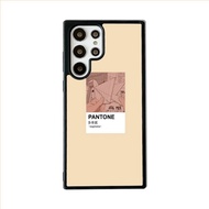 Pantone aesthetic 5 Case Samsung S24 S23 S22 S21 S20 FE Ultra Plus A55 A35 A25 A15 5G Casing