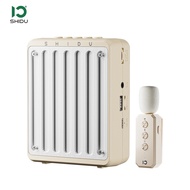 SHIDU Wireless Voice Amplifier Portable Voice Amplifier Megaphone Loudspeaker Speaker Lapel Mic
