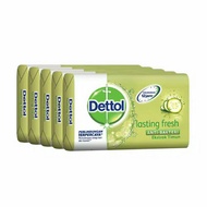 Dettol Lasting Fresh Bar Soap 105 Gr (5 Pcs)