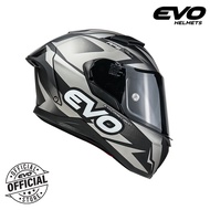 EVO XT-300 Renegade Dual Visor Full Face Helmet Motorcycle With Free Clear Lens