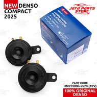 KLAKSON ASLI ORIGINAL DENSO Compact Disc TAHAN AIR Untuk MOBIL & MOTOR - Klakson Suara Innova Avanza