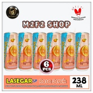 LASEGAR SP Minuman Penyegar Rasa Jeruk Orange Kaleng - 238 ml (6 Pcs)