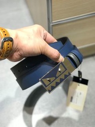 💥現貨💥潮流爆款經典不敗芬迪小惡魔怪獸扣雙面男士皮帶 | FENDI Bugs Monster Buckle Reversible Men's Leather Belt | 頂級頭層牛皮材質 | 3.